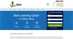 Desktop Screenshot of iqraquranic.com